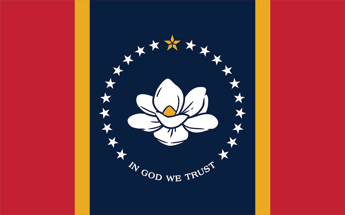 "In God We Trust" flag