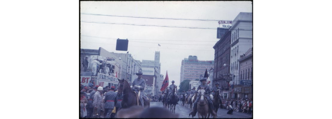 Civil War Centennial Parade, Jackson, Mississippi, March 28, 1961. 