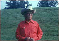 Archie Sam, a Natchez Indian descendant