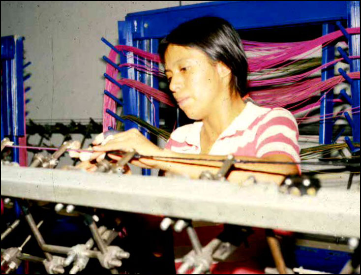 Choctaw factory worker, 1985.