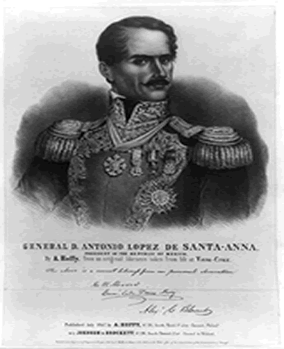 General Antonio Lopez de Santa Anna