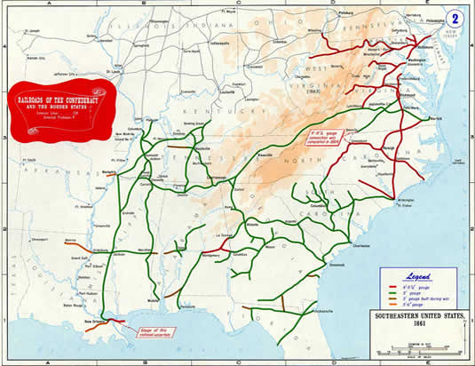 Railroad map