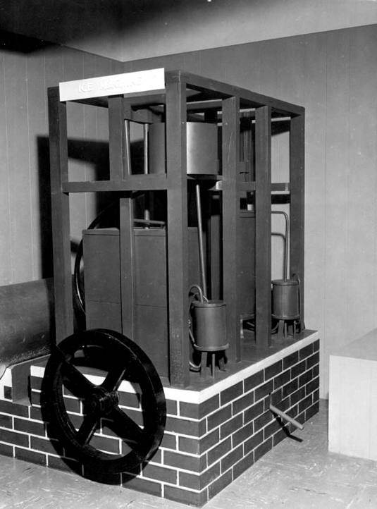 Model of first ice machine