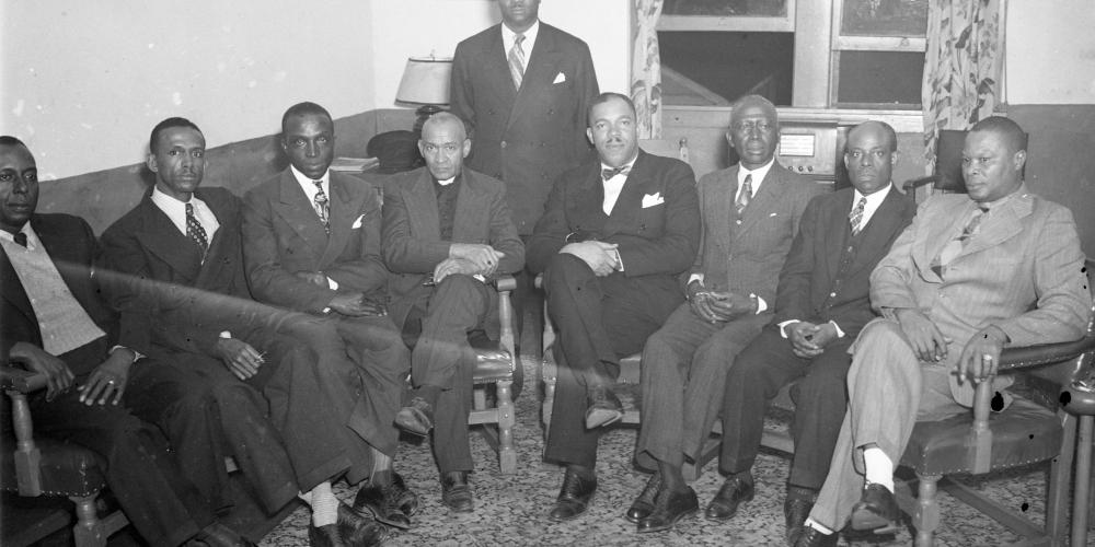 Jack Young Sr., pictured second from left, was one of three lawyers who took on civil rights cases in the 1950s and early 1960s. Photo by Richard H. Beadle.