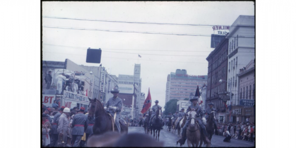 Civil War Centennial Parade, Jackson, Mississippi, March 28, 1961. 